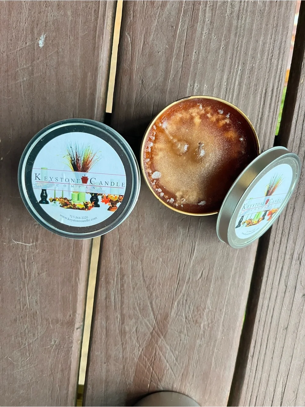 Keystone Candle Company Scented Tin Candle - Metallic Gold